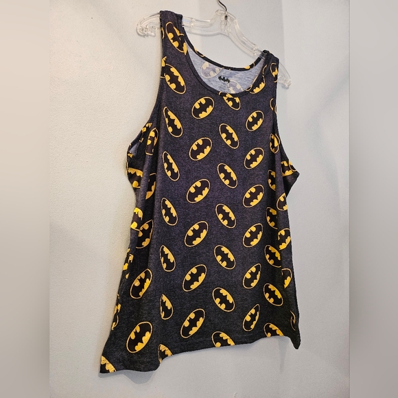 Batman Repeater Logo Graphic Tank Top | Size Large - Picture 3 of 8